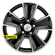 Превью Диски KHOMEN WHEELS KHW1601 (DFM 580) 6.5xR16 5x110 ET45 DIA67.1 Black-FP  
